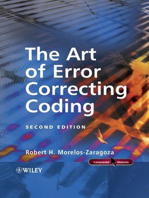 cover image of The Art of Error Correcting Coding